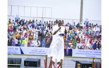 حزب الإنصاف ينظم مهرجانا احتفاء بالذكرى الأولى لتنصيب رئيس الجمهورية للمأمورية الثانية