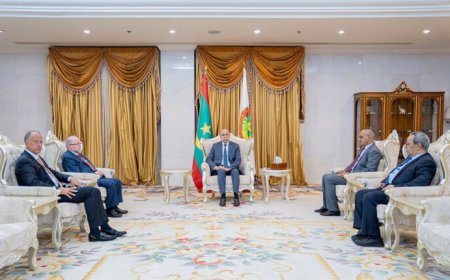 رئيس الجمهورية يستقبل وفدا من جمهورية صربيا