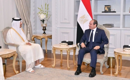 مصر وقطر تؤكدان على رفض احتلال غزة أو تهجير سكانها