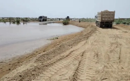 وزارة التجهيز و النقل تنشئ طريقا موازيا عند معبر تويجكجيت