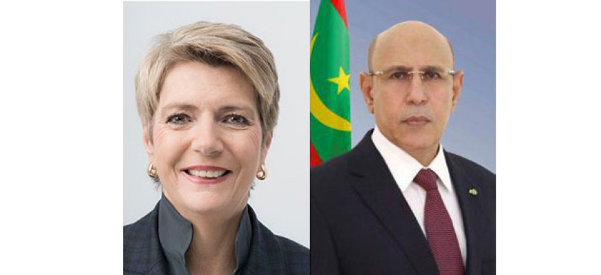 رئيس الجمهورية يهنئ رئيسة الكونفدرالية السويسرية