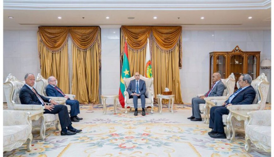 رئيس الجمهورية يستقبل وفدا من جمهورية صربيا