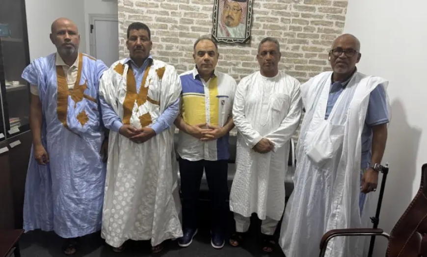 بعثة مؤسسة رسالة السلام  تبحث في موريتانيا سبل نشر السلام  في أوربا والمغرب العربي