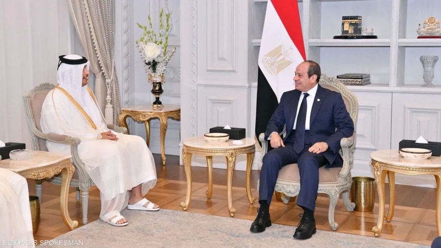 مصر وقطر تؤكدان على رفض احتلال غزة أو تهجير سكانها