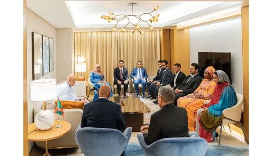 غزواني يلتقي ممثلي الجالية الموريتانية في اليابان