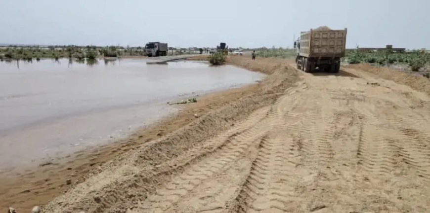 وزارة التجهيز و النقل تنشئ طريقا موازيا عند معبر تويجكجيت