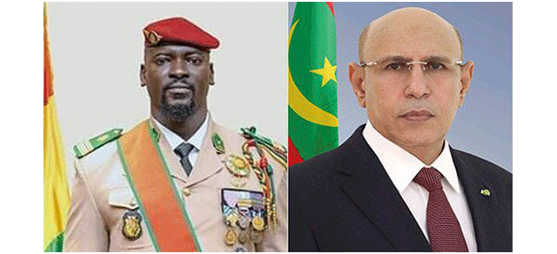 رئيس الجمهورية يعزي رئيس المرحلة الانتقالية، رئيس الدولة، بجمهورية غينيا