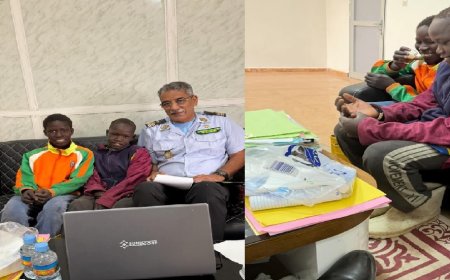 إنقاذ طفلين سنغاليين كانا على متن زورق بالمياه الموريتانية