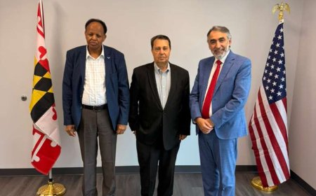 رئيس مجلس المؤسسات الإسلامية بميرلاند يشيد برؤى المفكر العربي الاستاذ على محمد الشرفاء