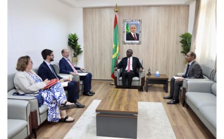 وزير الشؤون الخارجية يستقبل السفير الاسباني