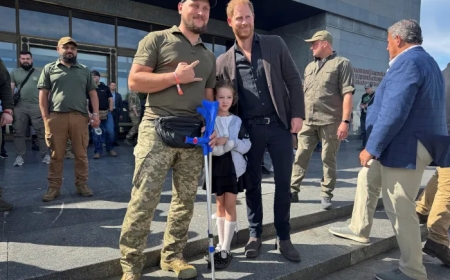 الأمير هاري يزور أوكرانيا للمساعدة في إعادة تأهيل جنود جرحى