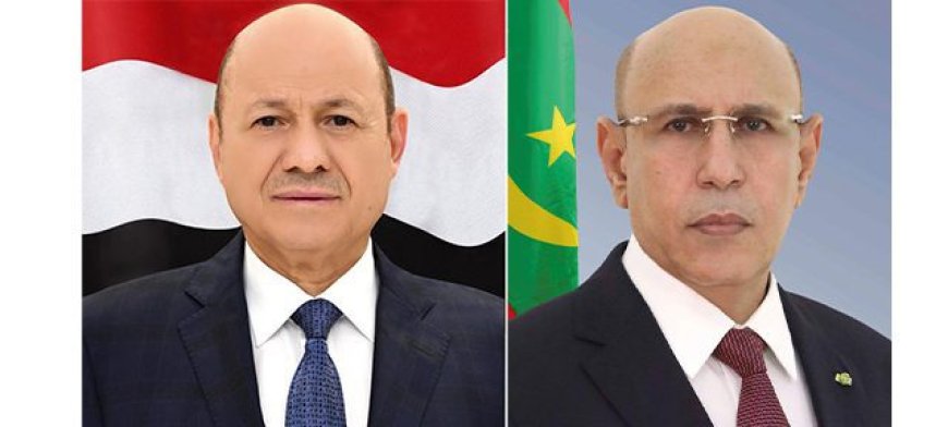 رئيس الجمهورية يهنئ رئيس مجلس القيادة الرئاسي اليمني