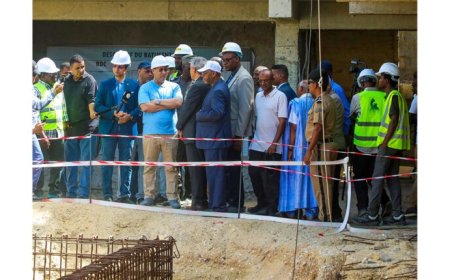 الوزير الأول يتفقد بعض مكونات البرنامج الاستعجالي لتنمية مدينة نواكشوط