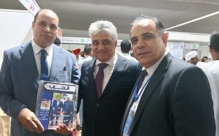 وفد رسالة السلام فى موريتانيا يلتقى وزير الثقافة وسفيري مصر والمغرب على هامش معرض نواكشوط الدولى للكتاب 