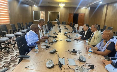 وفد مؤسسة رسالة السلام يلتقى مع نواب فى البرلمان الموريتاني و بروتوكول تعاون قريبا بين الجانبين 