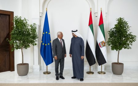 رئيس الدولة ورئيس المجلس الأوروبي يبحثان علاقات التعاون بين الإمارات والاتحاد الأوروبي والتطورات الإقليمية