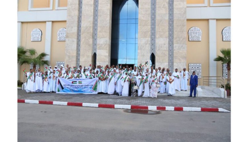 نواب الجمعية الوطنية ينظمون وقفة تضامنية مع أسطول السلام العالمي