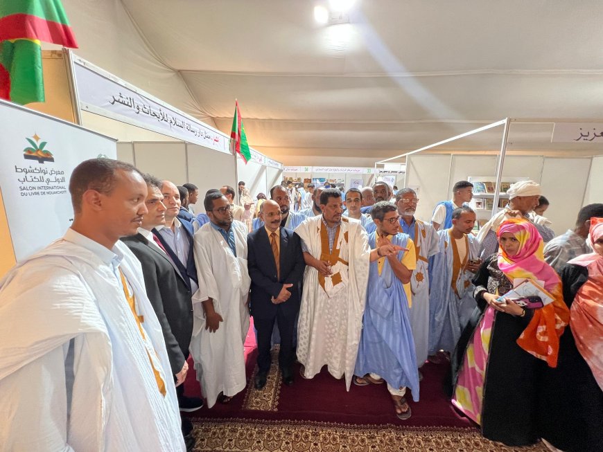 وفود أكاديمية وإعلامية تزور جناح “رسالة السلام” في معرض نواكشوط الدولي للكتاب