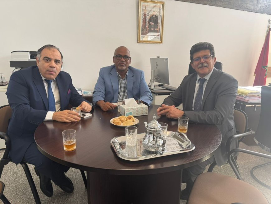 افكار الشرفاء الحمادي فى حلقة نقاشية مع طلاب الماجستير بالمعهد العالي للإعلام والاتصال بالرباط