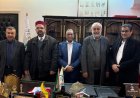 رئيس جامعة الزيتونة يستقبل وفد مؤسسة رسالة السلام