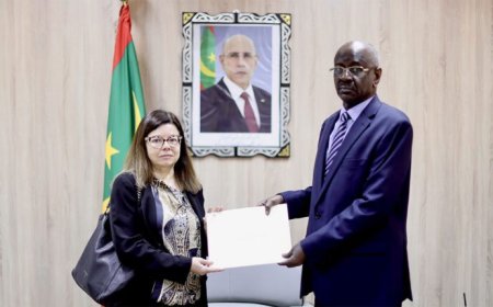 وزير الشؤون الخارجية يتسلم نسخة من أوراق اعتماد السفيرة الايطالية الجديدة