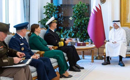 مباحثات قطرية أمريكية حول تعزيز التعاون العسكري والدفاعي