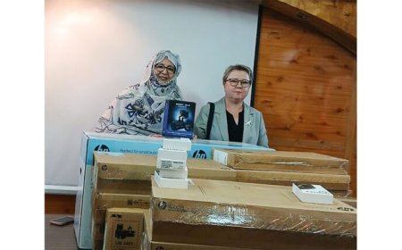 المرصد الوطني لحقوق المرأة والفتاة يستلم دعماً لوجستياً من التعاون الألماني