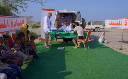الهلال الأحمر الإماراتي يفتتح عيادة متنقلة في الساحل الغربي باليمن