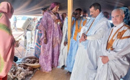 وزير الثقافة يؤدي زيارة لمعرض الأيام الوطنية للصناعة التقليدية في وادان