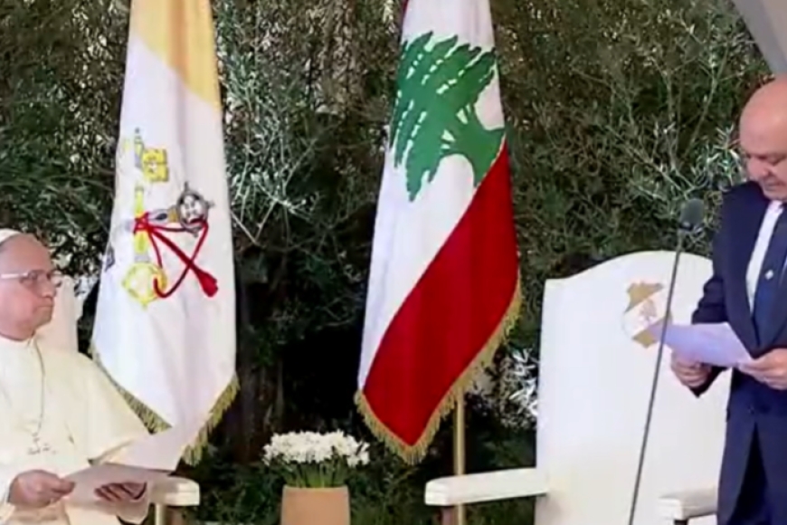 البابا ليو في ختام زيارة تاريخية للبنان: لنختار جميعا طريق السلام
