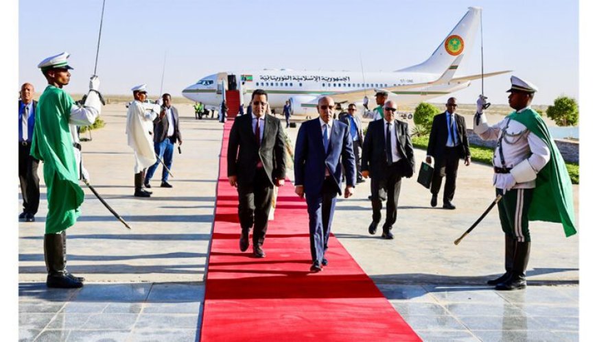 رئيس الجمهورية يعود إلى نواكشوط بعد المشاركة في مراسم تنصيب رئيس جمهورية كوت ديفوار