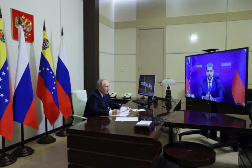 الكرملين: بوتين أكد دعمه للرئيس الفنزويلي مادورو