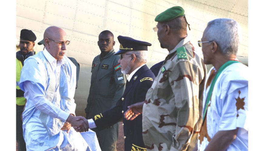 رئيس الجمهورية يصل إلى مدينة وادان لإطلاق النسخة الرابعة عشرة لمهرجان مدائن التراث