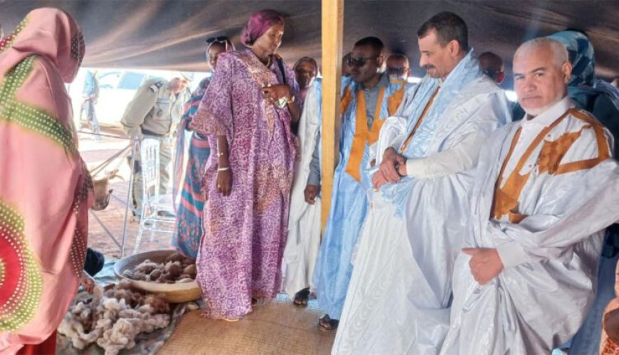 وزير الثقافة يؤدي زيارة لمعرض الأيام الوطنية للصناعة التقليدية في وادان