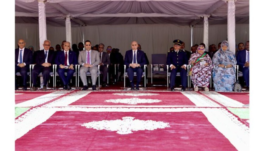 رئيس الجمهورية يشرف على تدشين ووضع حجر الأساس لعدد من المنشآت والمباني الإدارية والقضائية والرياضية