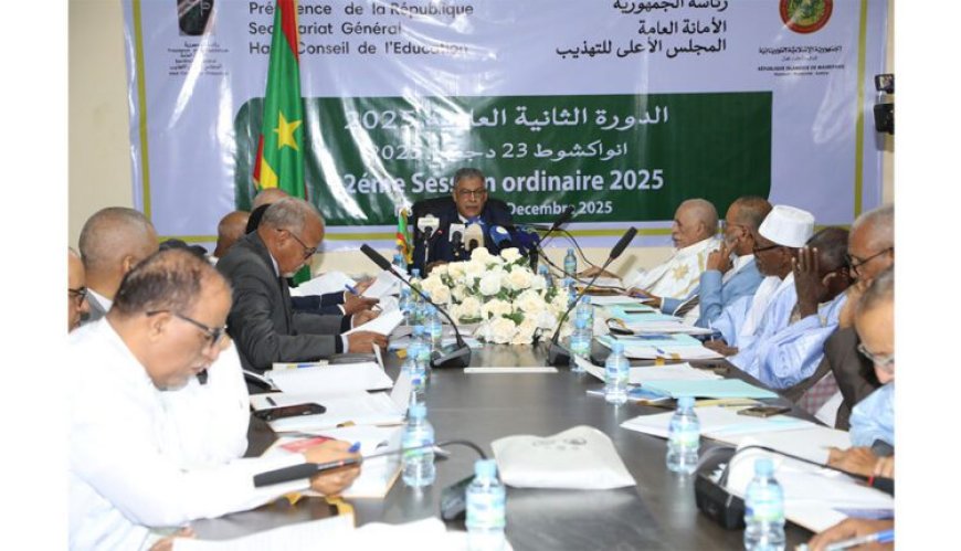 افتتاح الدورة الثانية العادية للجمعية العامة للمجلس الأعلى للتهذيب